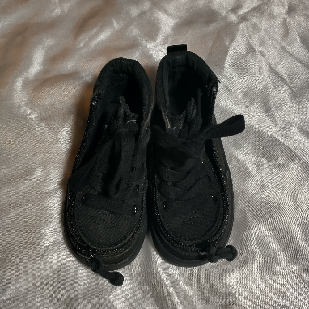 Black Billy Shoes - Zipper Top - Toddler Size 6